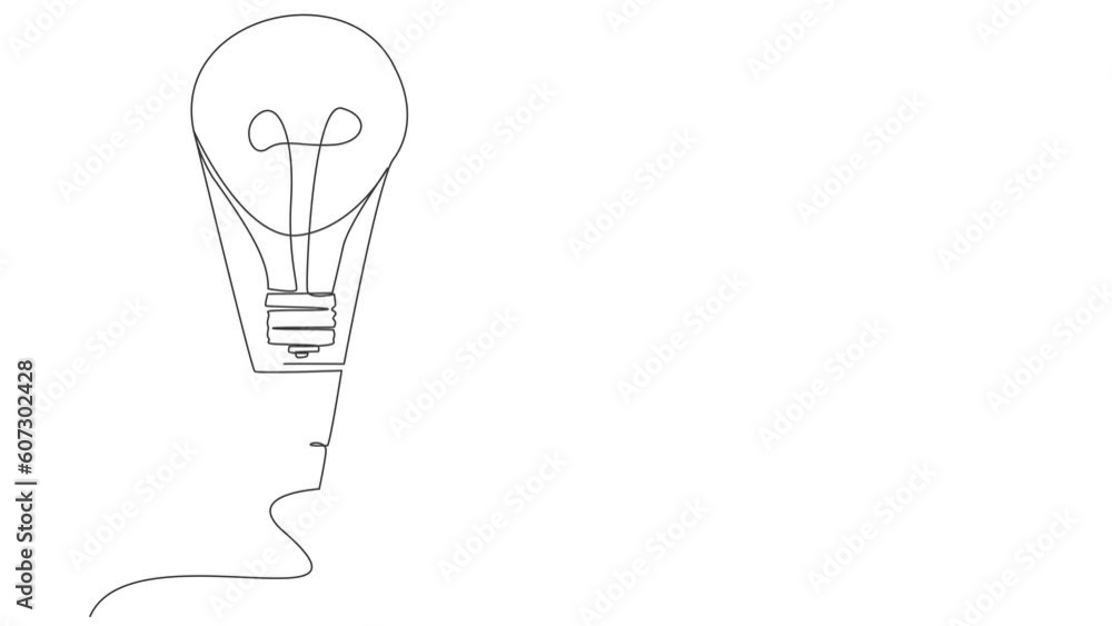 Aufkleber animated self drawing of continuous line draw robots using monocular, flying with hot air balloon li