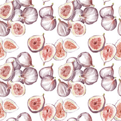 Figs seamless pattern