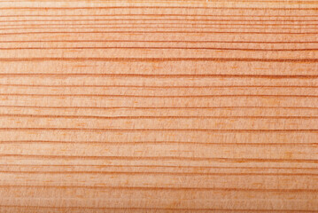 Brown wooden background close up. Surface of fresh wood, plywood