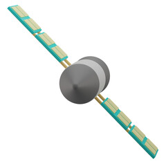 3D Apollo Satellite Illustration