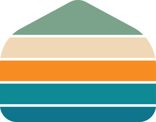 Sunset Collection vintage background 