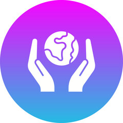 Obraz premium Save The World Icon