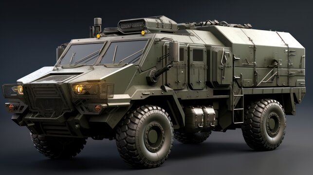 Military Armored Transport Vehicle