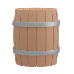 3D Barrel Illustration