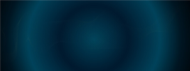 Abstract colorful blue flowing wave curved lines, frequency wavy sound, technology curve dots line background. Design used for technology, science, banner, template, wallpaper, business and many more.