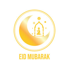 Vector Icon Eid Mubarak Ramadan collection of Islamic religious elements