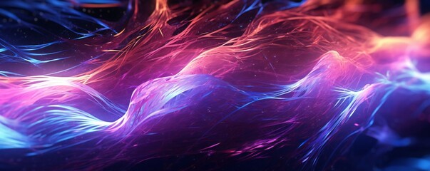 Abstract Electric Energy Background Generative AI
