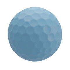 3D Golf Ball Illustration