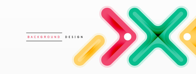 Minimal geometric background cross line. Design for wallpaper, banner, background, landing page, wall art, invitation, prints, posters