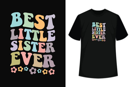 Best little brother ever t-shirt design