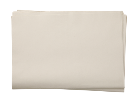 Mockup of Business Newspaper blank with transparent background png