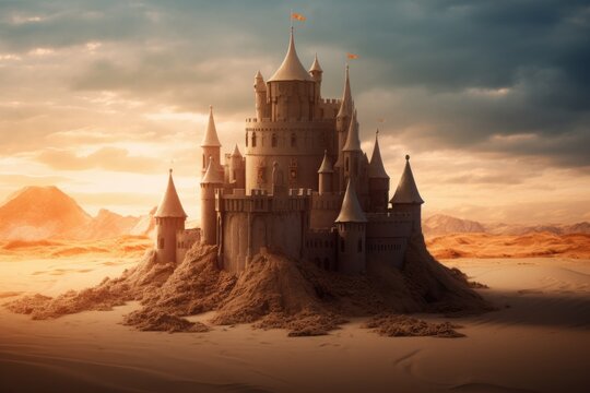 Marvel at the Intricate Sandcastle