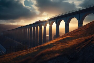 Incredible Viaduct the looks like a Bridge in the Sky