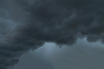 Amazing dark Clouds before raining