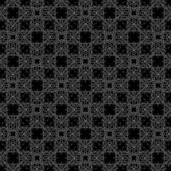 Beautiful black and white seamless pattern design 