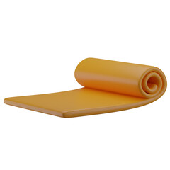 3D Yoga Mat Illustration