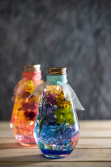 ハーバリウムの写真素材