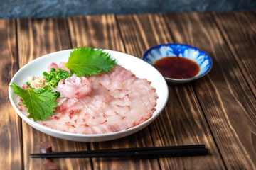 日本の刺し身　和食イメージ