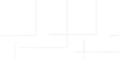  Modern Abstract white background design with layers of textured white transparent material in triangle and squares shapes. White color technology concept geometric line vector background.