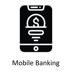 Online Payment Vector Solid Icon Design illustration. Seo and web Symbol on White background EPS 10 File