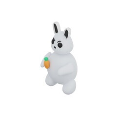 3D Rabbit Illustration