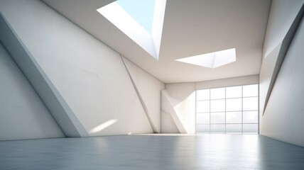 Obraz premium Contemporary and understated interior design. Created with generative ai technology.