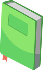 textbook, green book