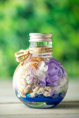 ハーバリウムの写真素材　インテリアイメージ