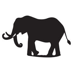 This is a vector Elephant Silhouette, Elephant Vector Silhouette.