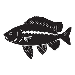This is a Fish Vector Silhouette, fish vector silhouette.