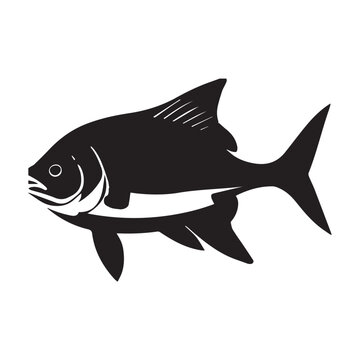 This is a Fish Vector Silhouette, fish vector silhouette.