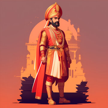 indian king character