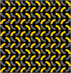 Design of unique semi-circular black And yellow pattern
abstract background