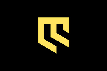 initial letter m logo vector premium template