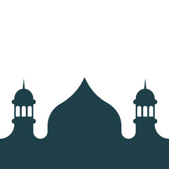 Mosque Silhouette Shape