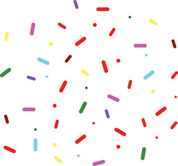 Sprinkles pattern with colorful balls