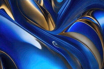 Full frame abstract sapphire background - AI Generated