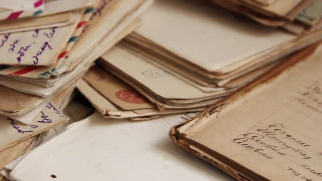 Soviet postal letters of XX century
