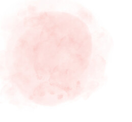  light pastel pink Watercolor background round circle shape