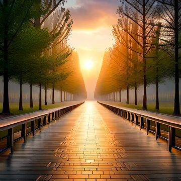 AL genaret, Neture place, HD quality photo, HD image, HD quality image, butiful place, AI image, AI generat image, sun, neture  sun, painting, plaint, road, image, design, designig image, AI Generate 