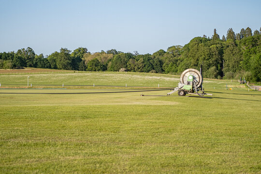 Irrigating the polo fields