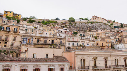 Naklejka premium Modica City. Ancient Sicilian baroque city