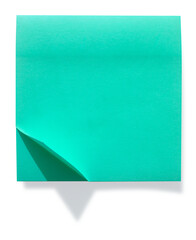 paper adhesive sticker for office, isolated on transparent or white background, png, mockup