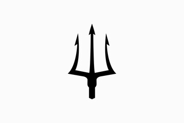 trident logo vector premium template