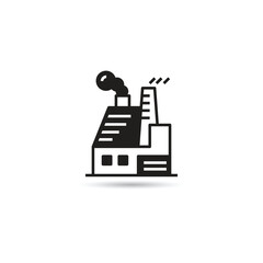 factory icon on white background