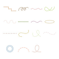 dot line element vector design