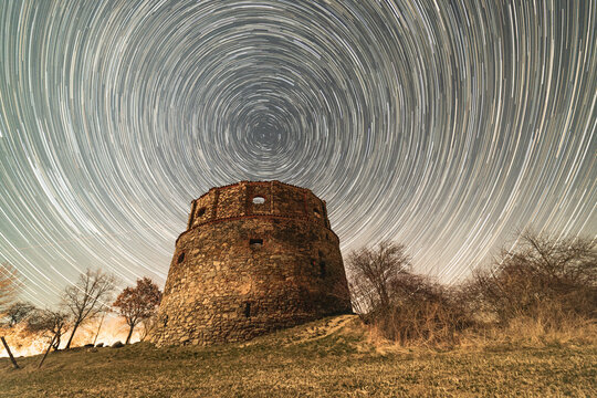 The windmill, located west of the village of Př&iacute;čovy in the district of Př&iacute;bram in the Central Bohemian Region, is a torso of a massive technical building from the 18th century. 