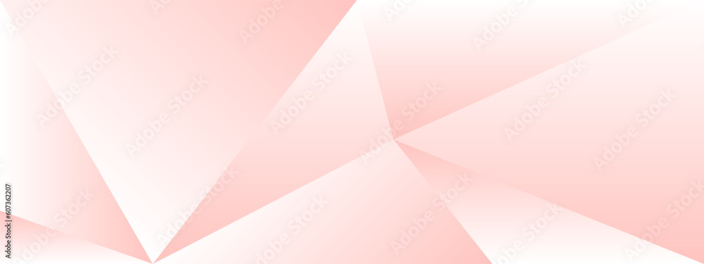 Poster vector design of polygonal abstract geometric background in light pink color