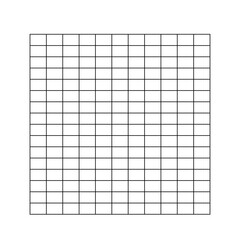 Minimalist Line Grid Shape