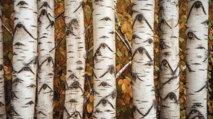 Birch wood texture